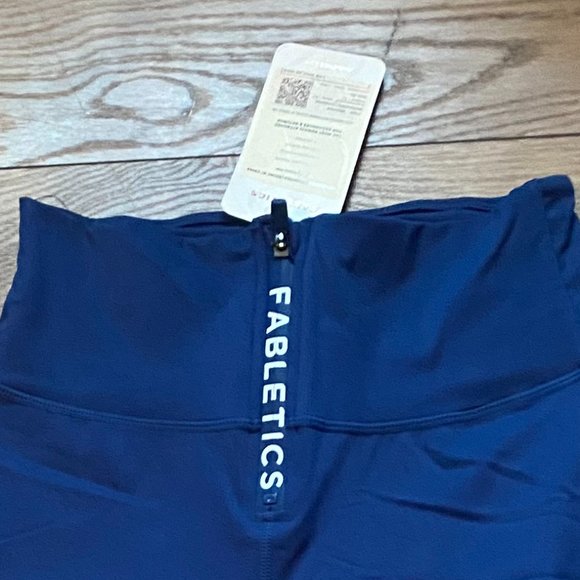 women's Fabletics Motion 365 Navy Blue Leggings - Picture 5 of 6